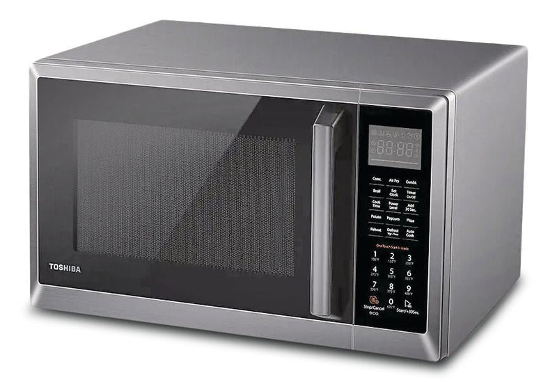 Toshiba Countertop Microwave, Stainless Steel Air Fryer, 1500 W, 1.0-cu-ft A2