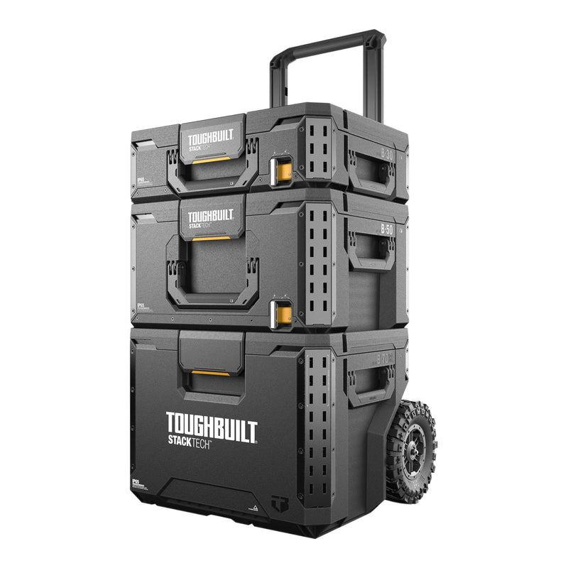 ToughBuilt StackTech Tool Box Storage System Set, IP65 Rated, 3-pc V7