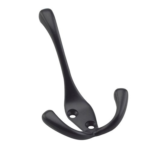 Tri-hook, 4'', Matte Black, 3pk Y5