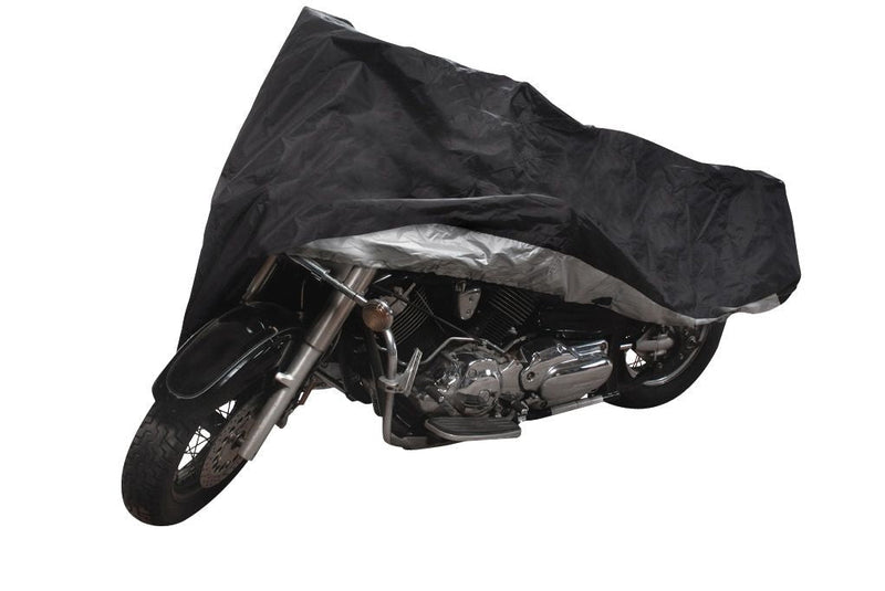 Tripel Premium Polyester Motorcycle Cover, Black, Large G7