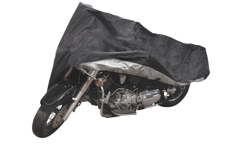 Tripel Premium Polyester Motorcycle Cover, Black, Medium Y1