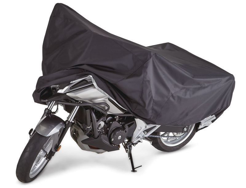 Tripel Premium Polyester Motorcycle Cover, Black, X-Large I4