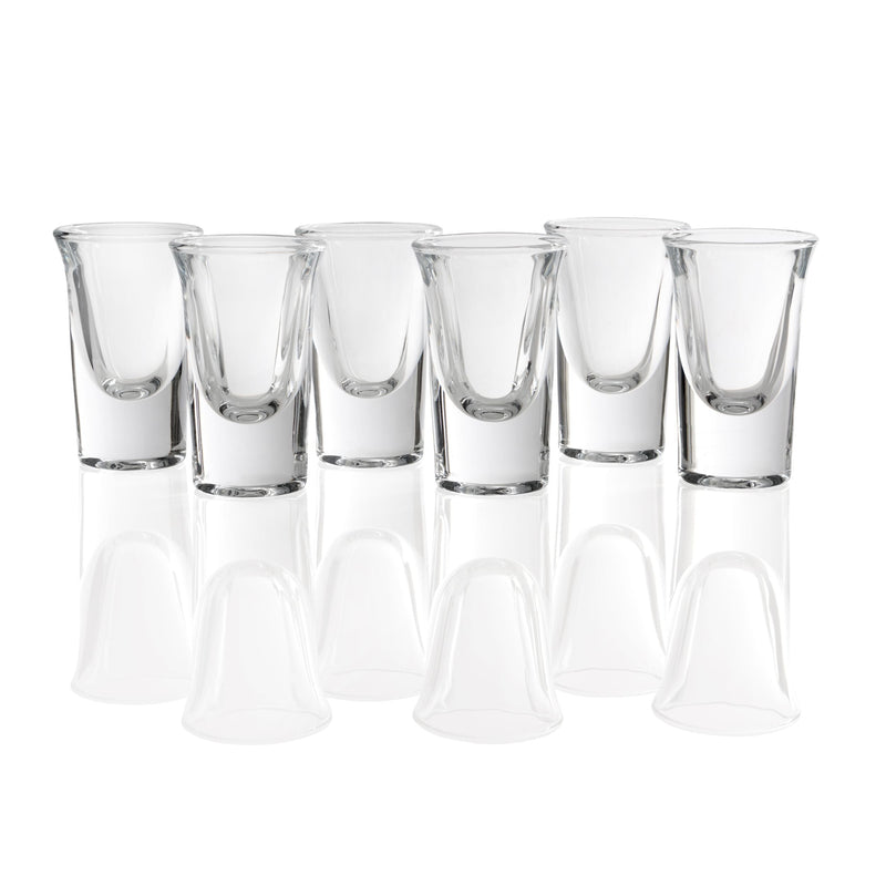 Trudeau Shot Glasses Set, 1-oz Capacity, 30-mL, 6-pc U0