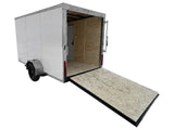 True North 6 x 12-ft Enclosed Utility Trailer with Ramp Door