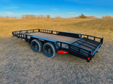 True North 83-in x 16-ft Tandem Axle Utility Trailer, Black