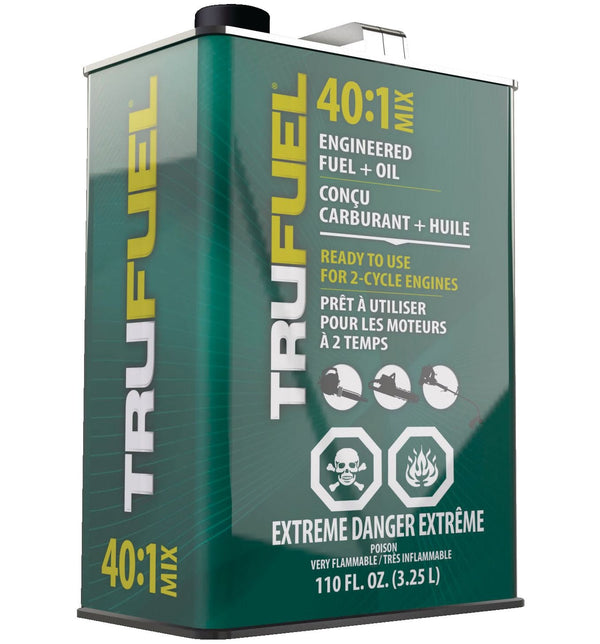 TruFuel 40:1 Pre-Mixed Fuel & Oil for 2-Cycle Engines, 3.25-L C2