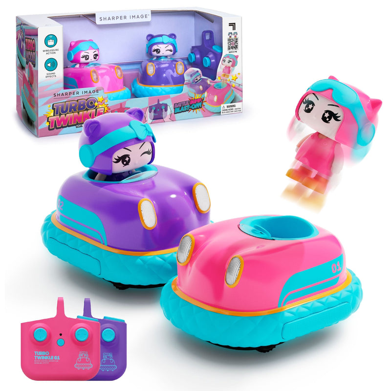Turbo Twins Bumper Cars Pink O1