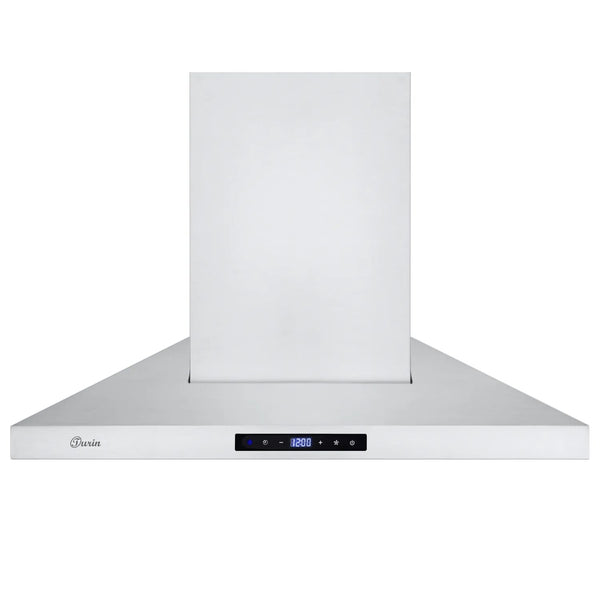 Turin Marbella Pro Wall-Mounted Range Hood, Stainless Steel, 30-in I8