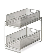 Type A Alpha Under-Sink Metal Storage Organizer Rack/Stand with Pull-Out Basket Drawers