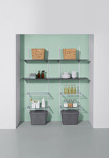 type A Floating Wall Shelf Board, Black Slate, 16 x 35-in
