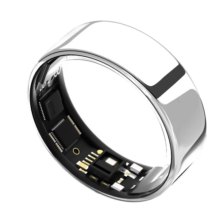 Ultrahuman Ring AIR with 2 Year Ultrahuman X Membership Bundle, Space Silver D1