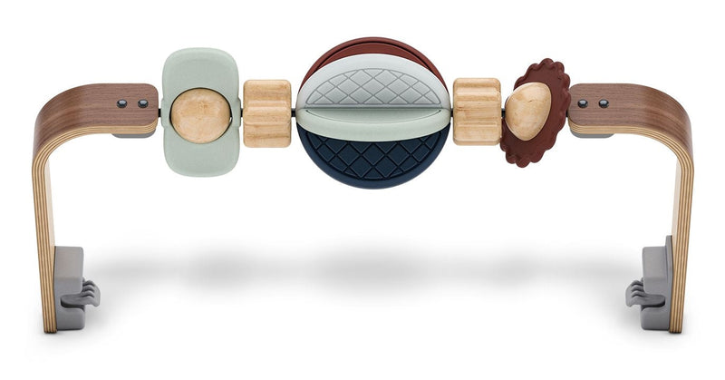 UPPAbaby Mira Bouncer Wonder Wheel Toy Bar, Walnut Wood W7