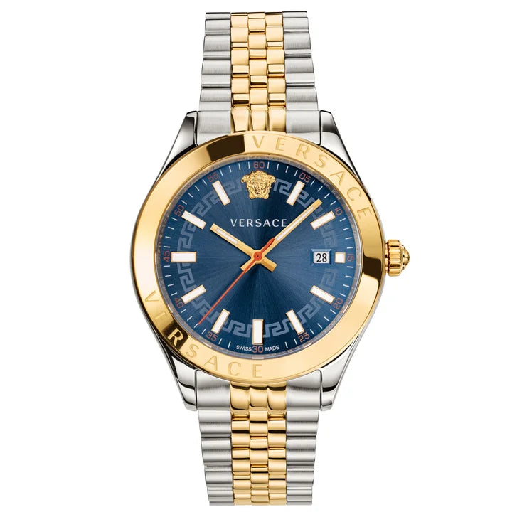 Versace Hellenyium Blue Dial Men's Watch X4