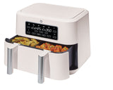 Vida by PADERNO Colour Series Trizone Air Fryer, Shortbread Colour, 9-qt