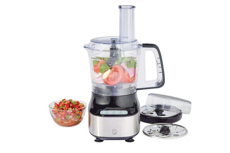 Vida by PADERNO Compact 3-Cup Mini Food Chopper with Storage Case, Silver Y6