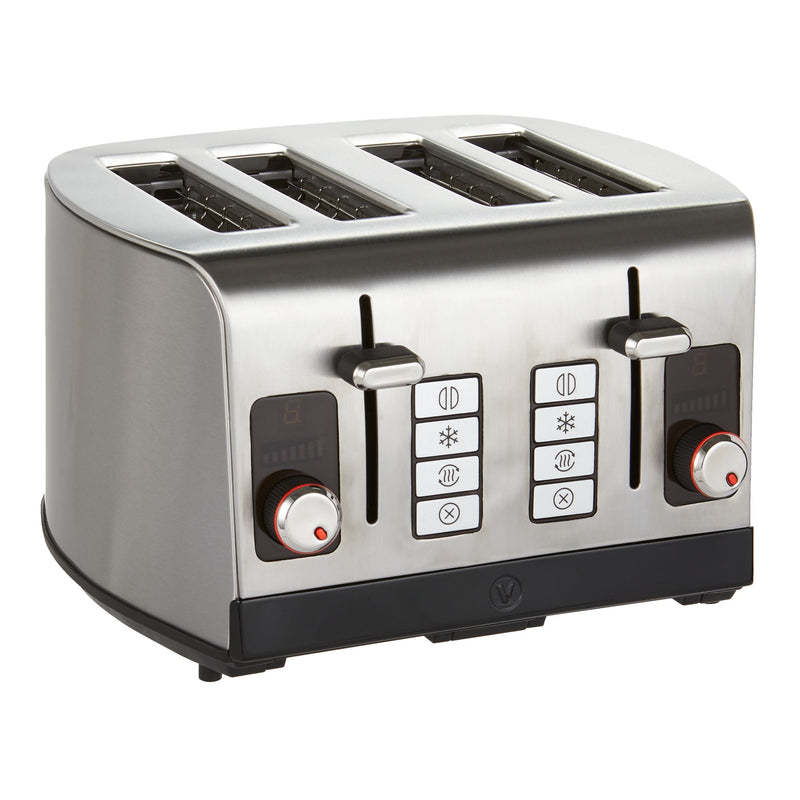 Vida by PADERNO Digital Stainless Steel Toaster, 4-Slice Q2
