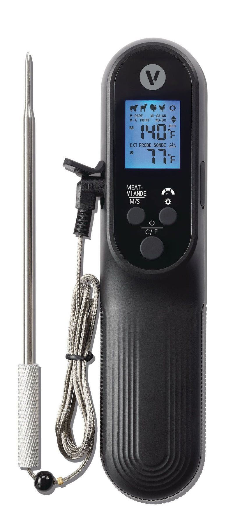 Vida by PADERNO Rechargeable Dual Cooking Thermometer Q0