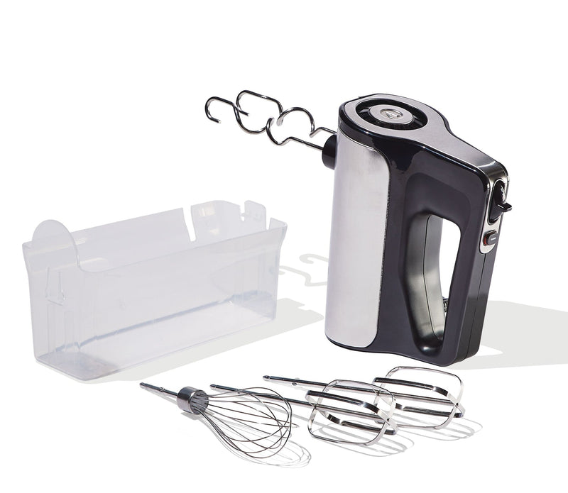 Vida by PADERNO Variable Speed Hand Mixer with Storage Case, Includes Attachments, Black Q6
