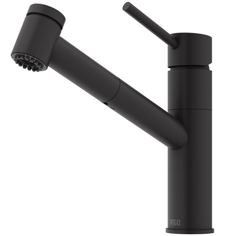 VIGO Branson 9-in Kitchen Faucet, Various Finishes G7