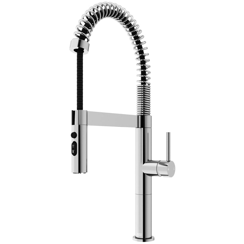 VIGO Edison Pro 20-in Kitchen Faucet, Various Finishes L4