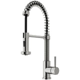 VIGO Edison Pull-Down Spray Kitchen Faucet, Stainless Steel
