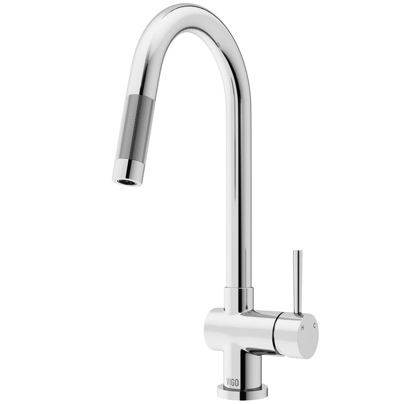 VIGO Gramercy 17-in Touchless Kitchen Faucet, Various Finishes W5