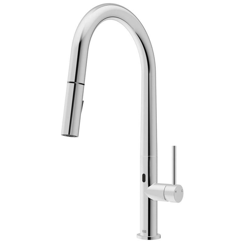 VIGO Greenwich 18-in Touchless Kitchen Faucet, Various Finishes J6