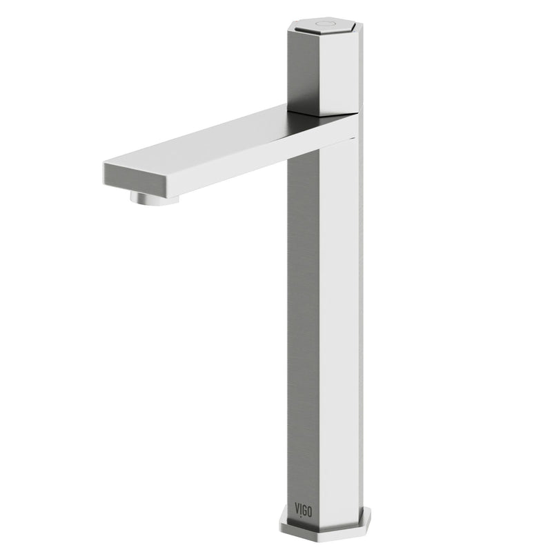 VIGO Nova 11-in Vessel Bathroom Faucet, Various Finishes B4