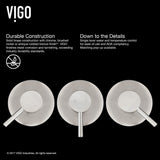 VIGO Olus Wall Mount Bathroom Faucet, WaterSense Certified, Brushed Nickel