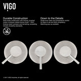 VIGO Olus Wall Mount Bathroom Faucet, WaterSense Certified, Brushed Nickel