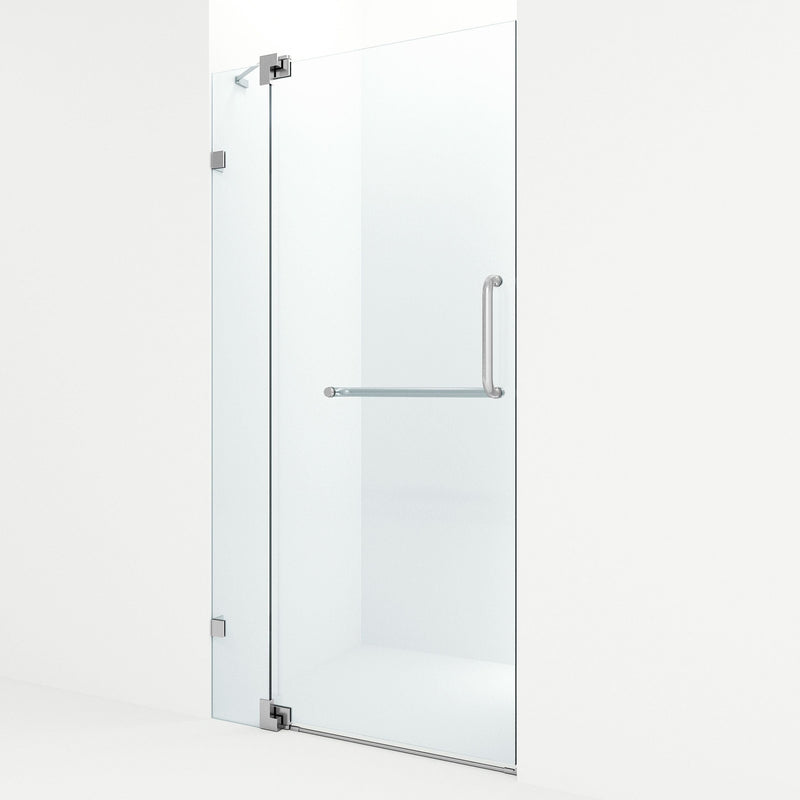 VIGO Pirouette Clear Shower Door, 42-in x 72-in Q1