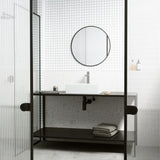 VIGO Starr Modern MatteStone 17x13-in Deep White Bathroom Sink/Basin with Rectangular Vessel