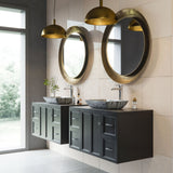 VIGO Titanium Glass Slate Grey Bathroom Sink/Basin Set with Niko Faucet and Rectangular Vessel