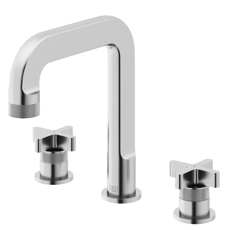 VIGO Wythe Curved Square Bathroom Faucet, Various Finishes L3