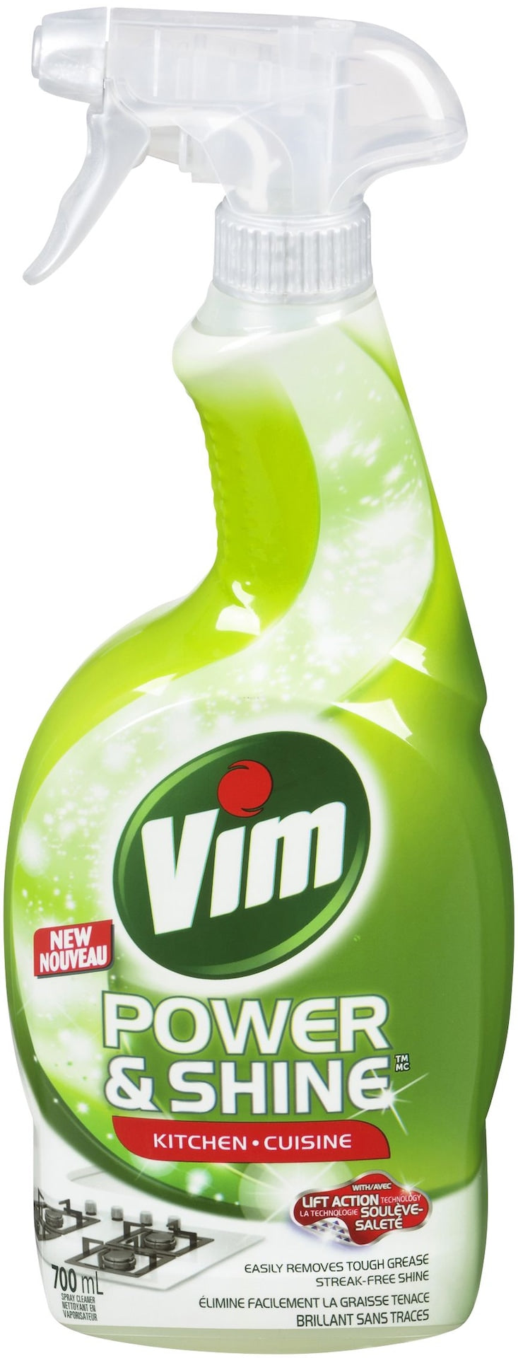 Vim Power & Shine Kitchen Cleaner Spray, 700-mL Y1