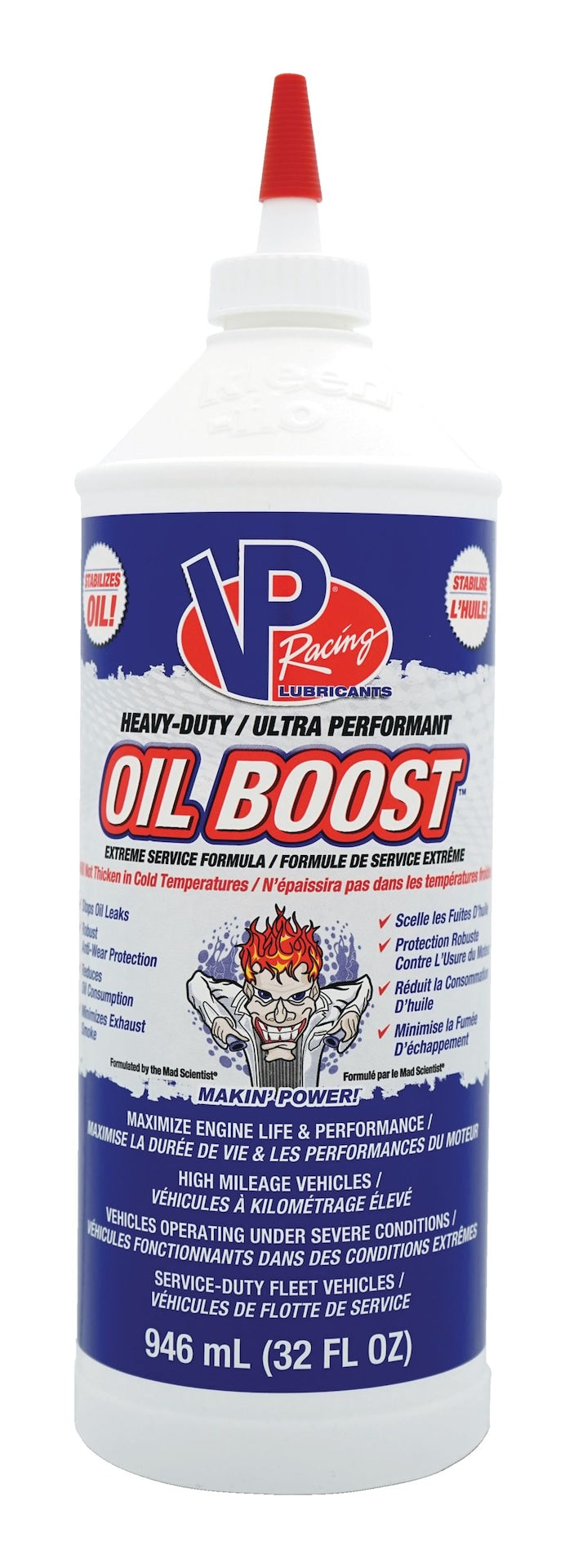 VP Racing High-Mileage Heavy-Duty Oil Boost, 946-mL T1