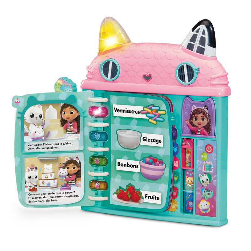 VTech Gabby's Dollhouse Cat-a-Vator Discovery Book, French Z1