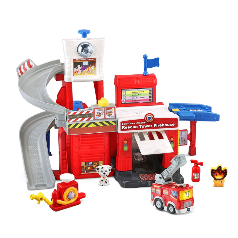 VTech Go! Go! Smart Wheels Race Rescue Firehouse Track, French G2