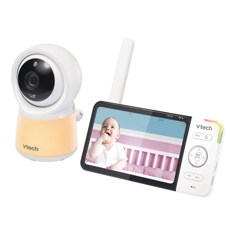 VTech RM5754HD Remote Access Fixed Digital Video Baby Monitor, 5-in B1
