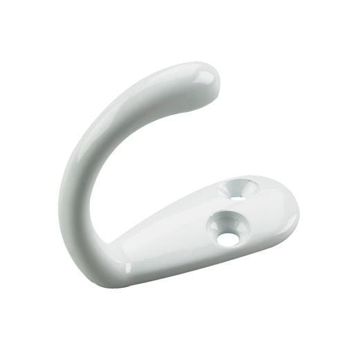 Wardrobe Hook, White, 4pk Y6