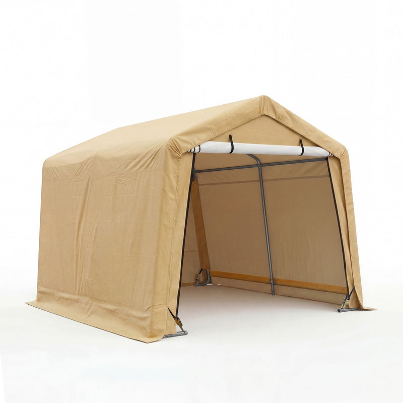 Weatherfast Waterproof Storage Shed with UV Protection, 10 x 10 x 8-ft W1