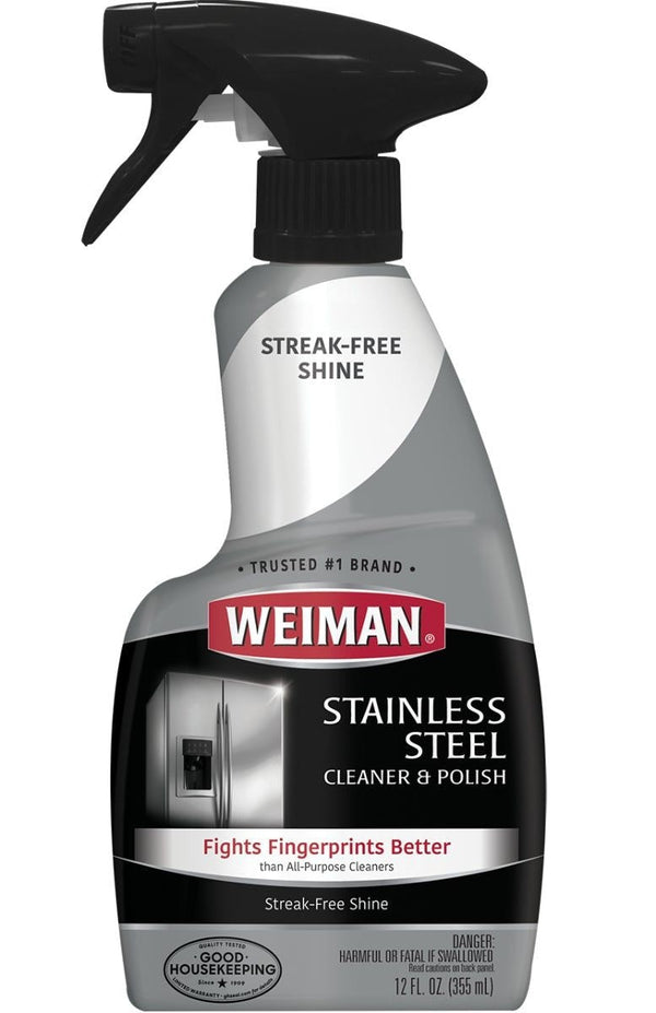 Weiman Stainless Steel Cleaner and Polish Spray, 355-mL Y1