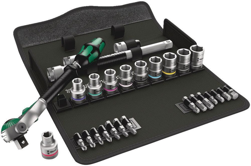 Wera 1/2-in Drive Socket Set, SAE, 28-pc B0