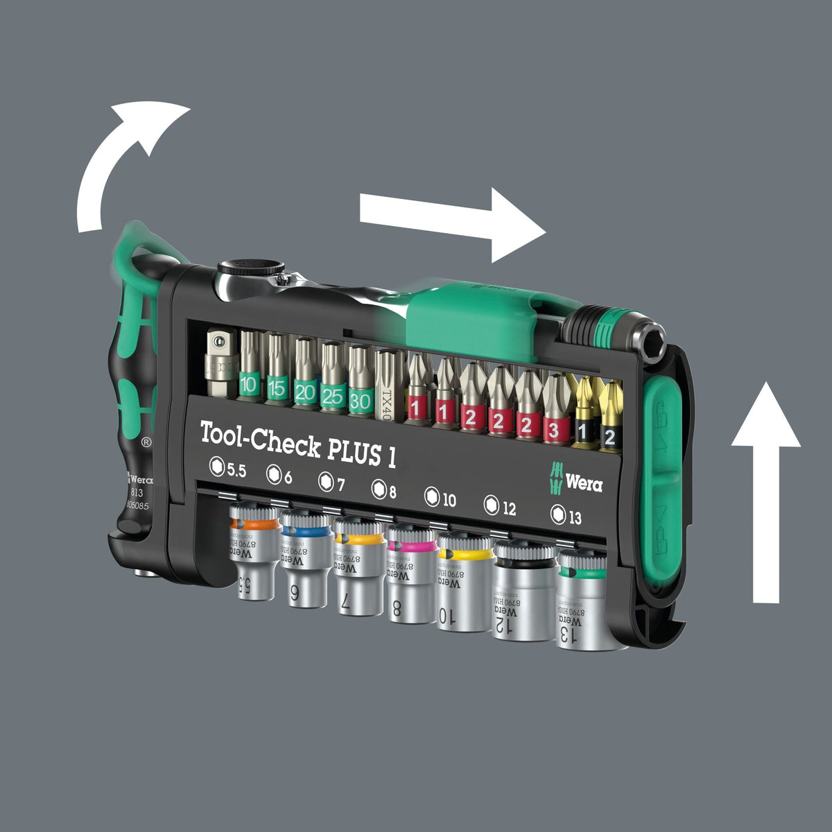 Wera Tool-Check Plus Set for Manual & Machine Use, Metric, 39-pc