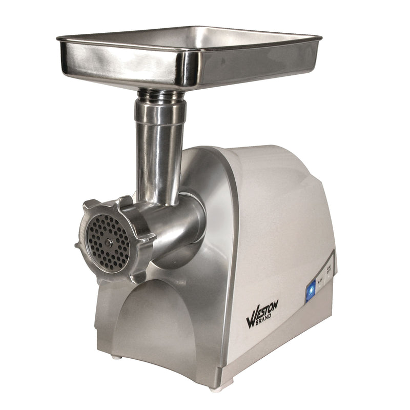 Weston 575-W Electric Meat Grinder, Stainless Steel G6