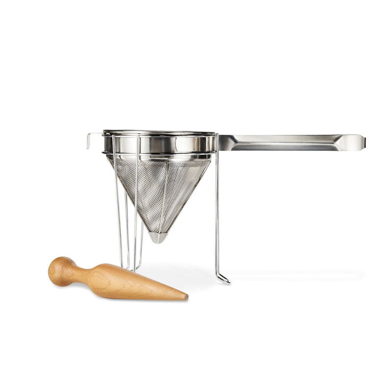 Weston Stainless Steel Cone Strainer and Pestle Set K4