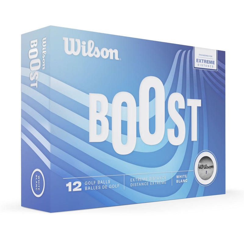 Wilson Boost Golf Ball, Extreme Distance, 12-pk, White A0