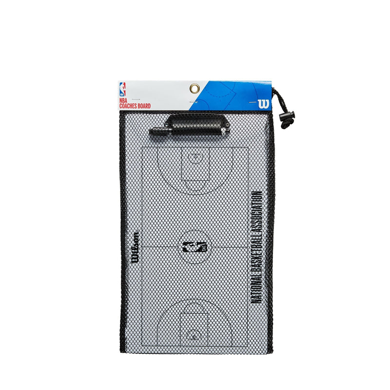Wilson NBA Coaches Dry Wipe Erase Board, Plastic, White X6