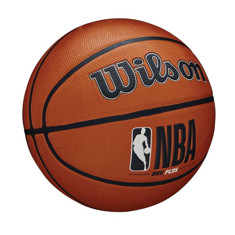 Wilson NBA DRV Plus Outdoor Rubber Basketball, Official Size 7 (29.5-in), Brown H2