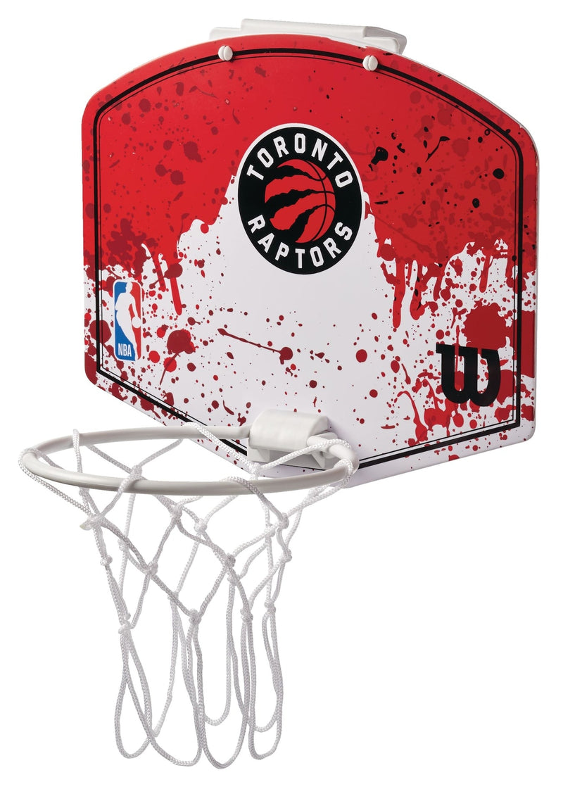 Wilson NBA Toronto Raptors Over-The-Door Mini Basketball Hoop & Net Set withBall U2